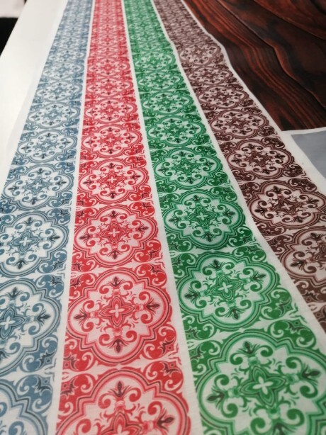 Outdoor wall paper decoupage paper printer Wall paper made for outdoor use printed in full colur