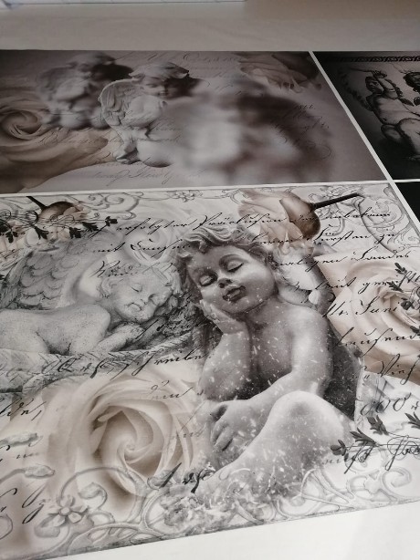 Outdoor wall paper decoupage paper printer Wall paper made for outdoor use printed in full colur